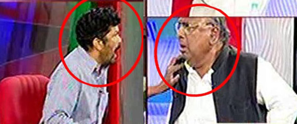congress senior leader v hanumatharao,tollywood actor posani,tv live show,posani krishna murali  వీహెచ్ అంతలా పోసానిని విసిగించాడేంటి?